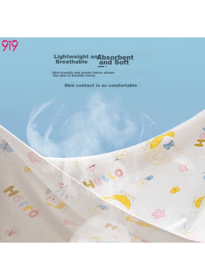 9i9 Baby Swaddle, Pure Cotton Wrap, Newborn Blanket, Anti-startle Swaddling Cloth, Spring And Summer Season, A297 Duck - Image 1