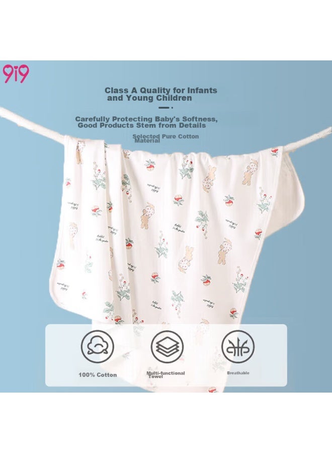 9i9 Baby Swaddle, Pure Cotton Wrap, Newborn Blanket, Anti-startle Swaddling Cloth, Spring And Summer Season, A297 Duck - Image 2
