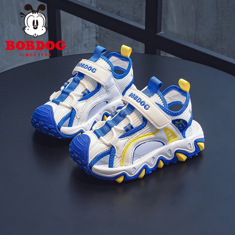 Babu Bean Boys Baotou Sandals Soft Sole Non-Slip Children'S Sports Beach Shoes - Image 4