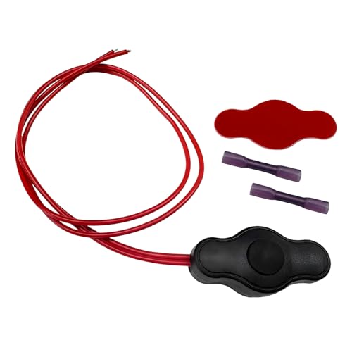 MUQIDA Waterproof PushButton Switch with Quick Connector 12V Mini Button OnOff Switch for LED Accent Lighting Universal Switches for LED Lighting on Motorcycles Cars Trucks ATVs - Image 1