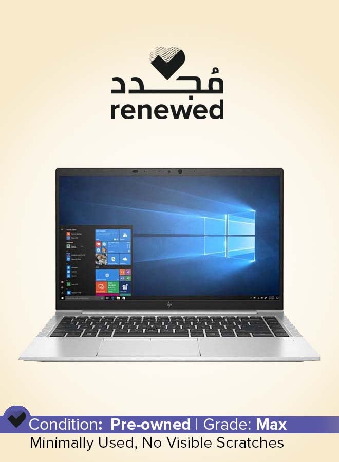 HP تم تجديده - كمبيوتر محمول EliteBook 840 G7 بشاشة عالية الدقة مقاس 14 بوصة ومعالج Core i5/الجيل العاشر وذاكرة وصول عشوائي سعة 16 جيجابايت ومحرك أقراص SSD سعة 512 جيجابايت ورسومات Intel HD - Image 1