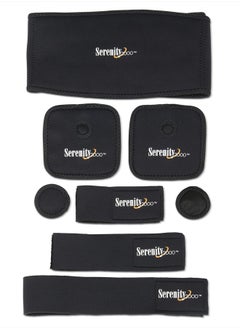 SERENITY2000 Full Body Magnetic Vitality Set for Pain Relief, Reduce Inflammation, Improve Circulation – Eight-Piece Set (Large/XL - waist up to 50")  - Image 1