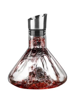 Garlo Iceberg Wine Decanter Set with Aerator Filter,Red Wine Carafe,Wine Aerator,Wine Gift,100% Hand Blown Lead-free Crystal Glass (1600ML)  - Image 1