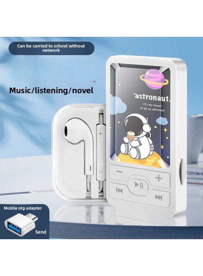 Students Listen To Songs Walkman High School Students Boys And Girls Mini Portable Sports Music Player-Body Color:A1 Hugging Cat-Memory Capacity:No External Sound 64g Can Save 12,000 Songs + 4-piece Set - Image 5