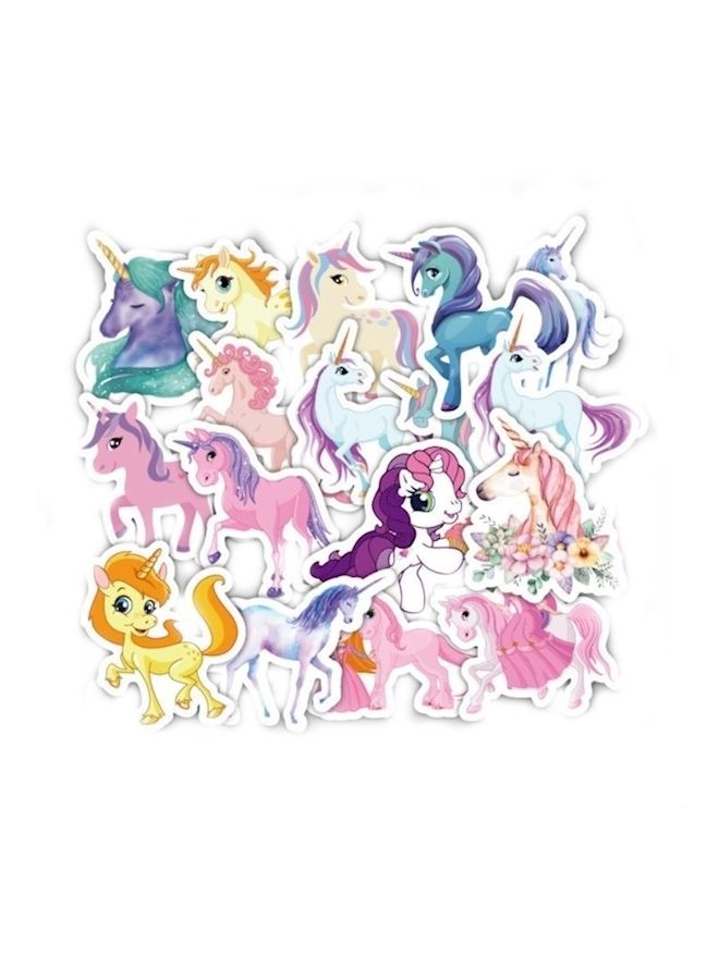 NIBEMINENT 33-Piece Unicorn Car Sticker Set - Image 2