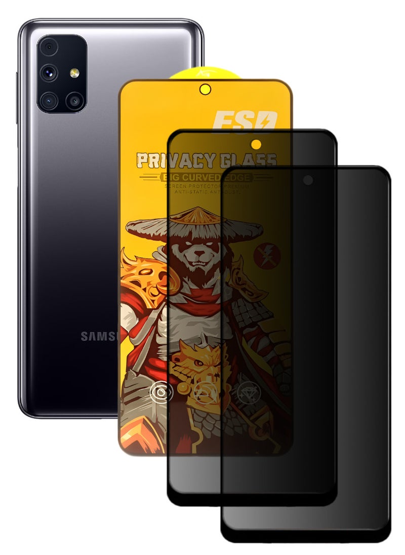 اي اس دي قطعتين، واقي شاشة عالي الجودة لهاتف آسامسونج جالاكسي M31s - Image 1