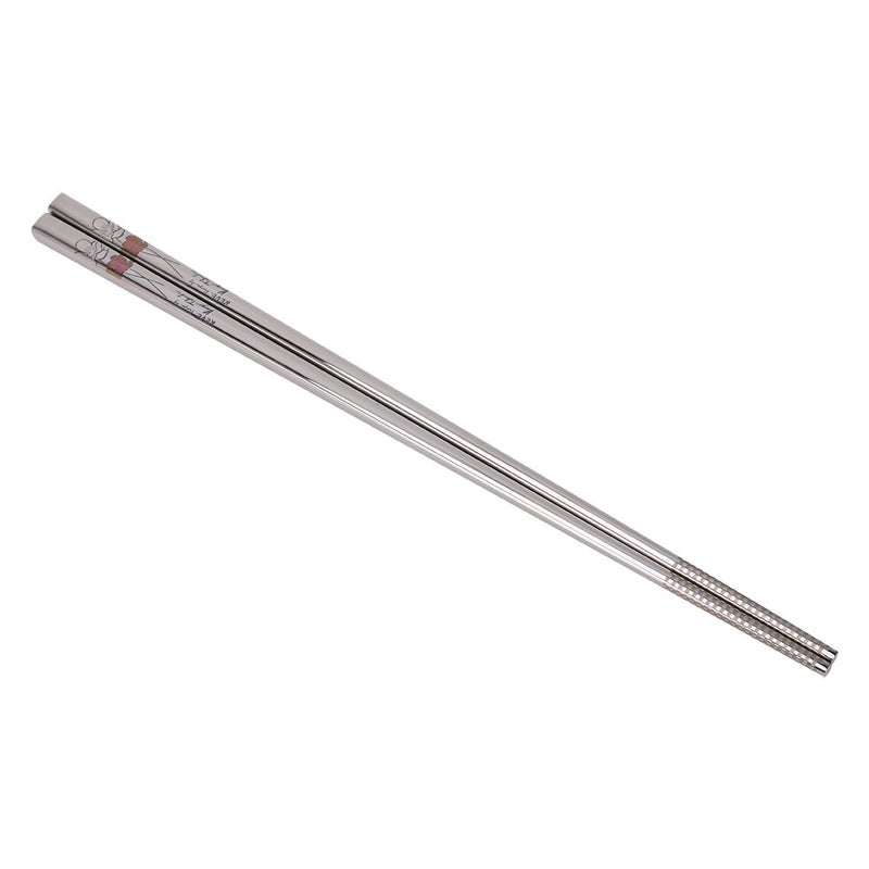 Romantic Rose Color 304 Stainless Steel Portable Engraved Pattern Chopsticks For Sushi Asian Cuisine - Image 3