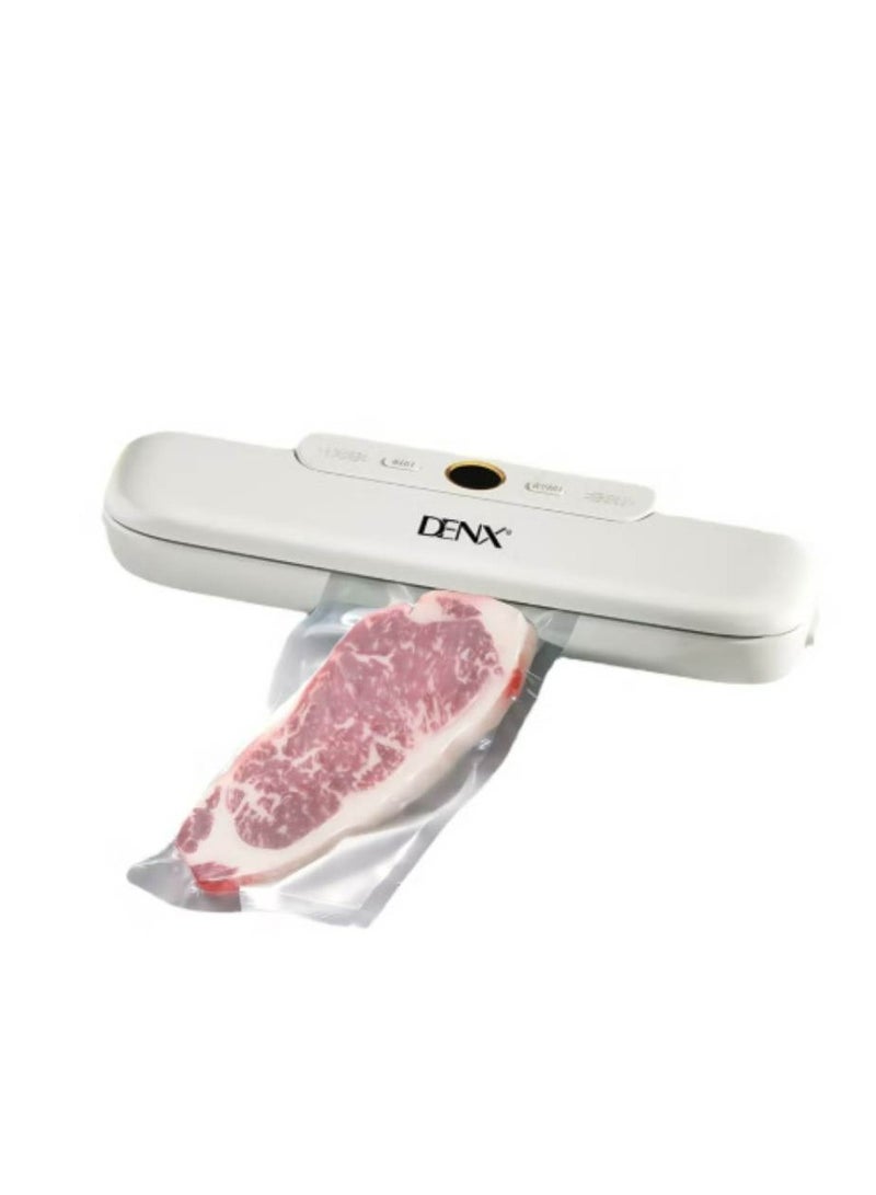 DENX 120W Vacuum Sealer Machine 60 Kpa Vacuum degree With Automatic Shut-Off System For food preservation with thermal sealing of bags + 10, DX1782 - Image 1