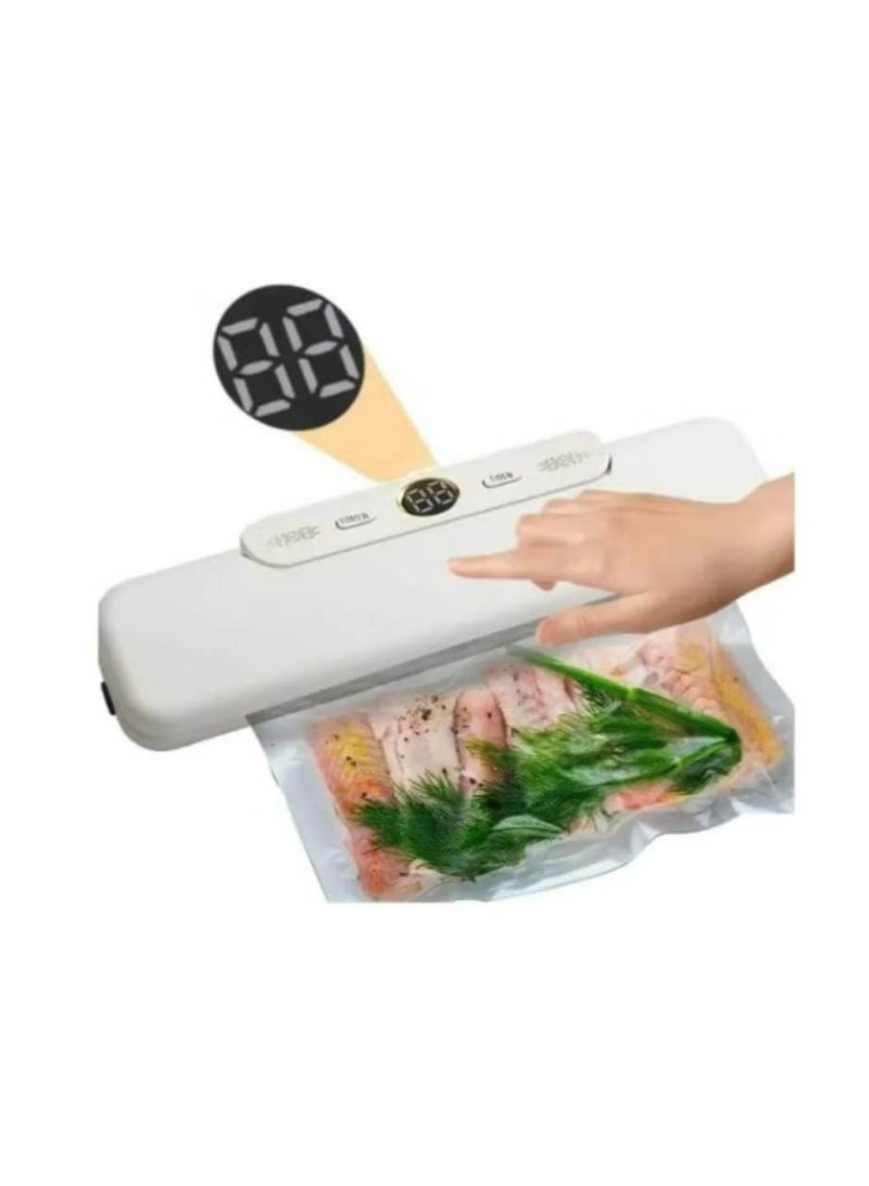DENX 120W Vacuum Sealer Machine 60 Kpa Vacuum degree With Automatic Shut-Off System For food preservation with thermal sealing of bags + 10, DX1782 - Image 2