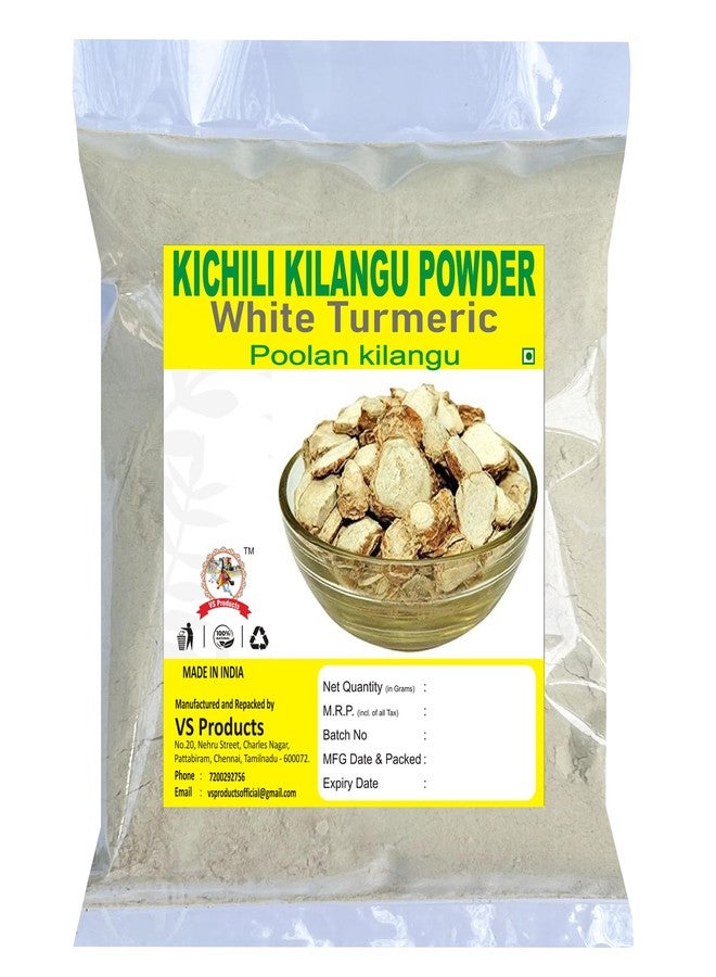 VS Products Poolankilangu Powder 50g | White Turmeric Powder | Wild Turmeric - Image 1