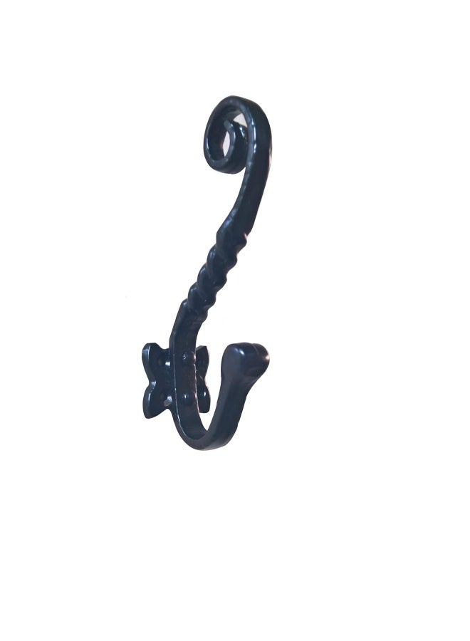 ROBUSTLINE Cast Iron Decorative Antique Coat Hook Black Color