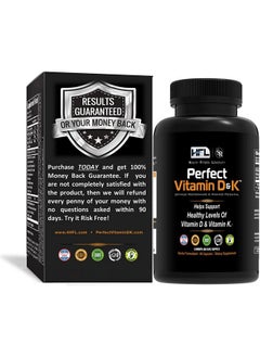 Perfect Vitamin D&K™ By Dr. Sam Robbins ; Vitamin D3 & K2 (Menaq7® Mk 7) ; 3 Month Supply ; 2X Absorbable ; Vegan Plant Based Micro Encapsulated - pzsku/Z3B1EB4A69EBDB8E175DCZ/45/_/1698054005/257259ed-68be-4e3d-8479-8b854b7ec9cd