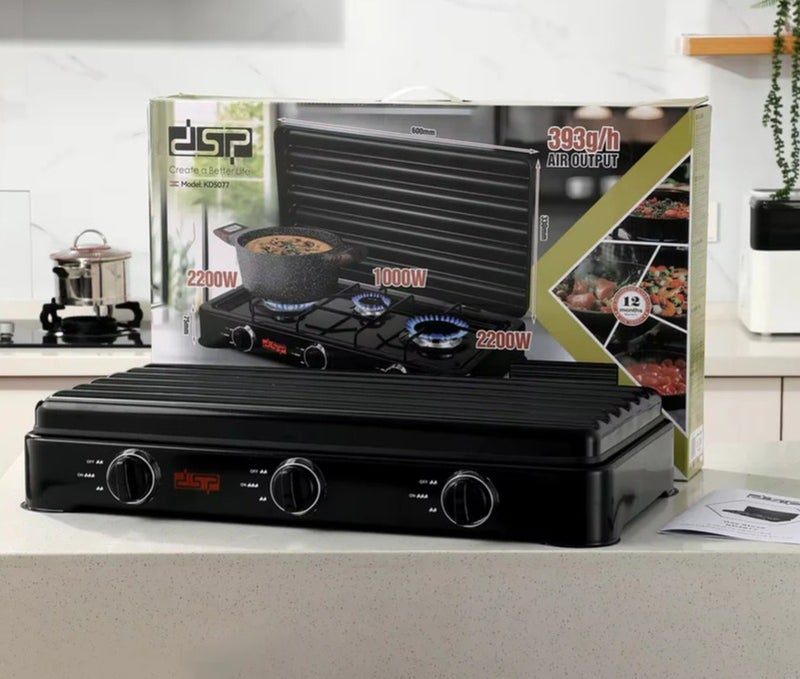 دي اس بي بوتاجاز مزدوج دي اس بي KD 5077 3 بشعلات - Image 3