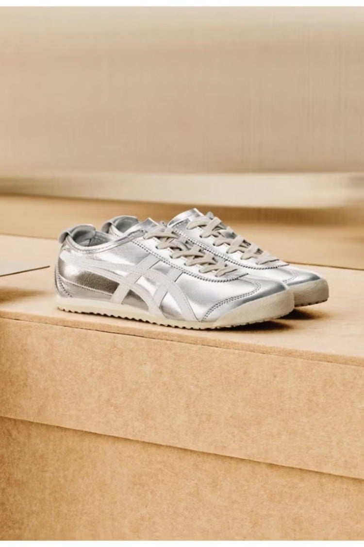 Onitsuka Tiger Mexico 66 Athlesiure Sneakers Silver/White - Image 4