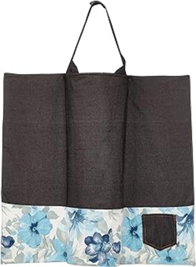 Mix and Max Mix&Max Nursing cover printed flowers for unisex -Black