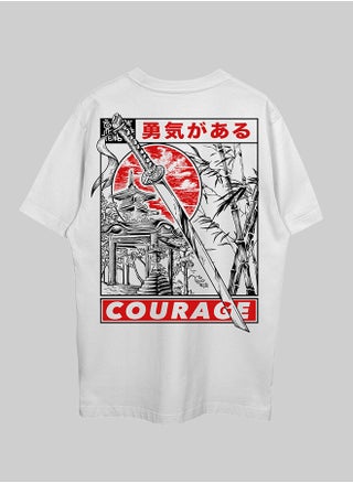 تي شيرت THREADCURRY Courage مطبوع فضفاض من القطن بكتف منسدلة كبير الحجم للرجال - pzsku/Z3B1EEC4C81FF81ED0148Z/45/_/1717994860/503d1424-752e-4d83-bed1-7499d85e32d1