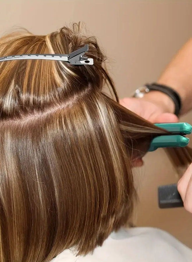 مشابك شعر معدنيه 20 قطعة مشابك شعر بطة فضية 3.5 بوصة | دبابيس شعر مقاومة للانزلاق للنساء/البنات | إكسسوارات شعر متعددة الاستخدام للمناسبات اليومية/الحفلات/الأعراس (فضي),ربطات شعر , هدايا，منظمات ربطات شعر - Image 4