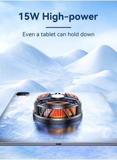 LEOKOR Magnetic Phone Cooler - Portable Lightweight RGB Mobile Phone Cooling Fan,for Tiktok Live Streaming  - Image 3