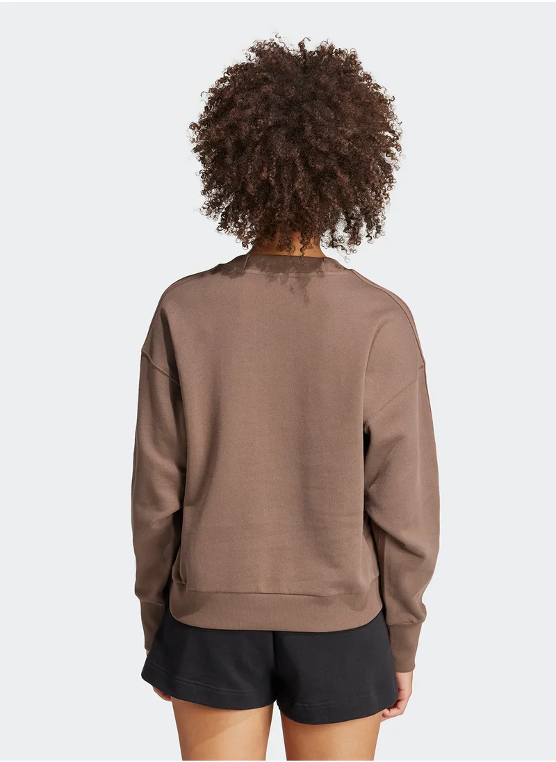 اديداس All Szn French Terry 3 Stripe Sweatshirt