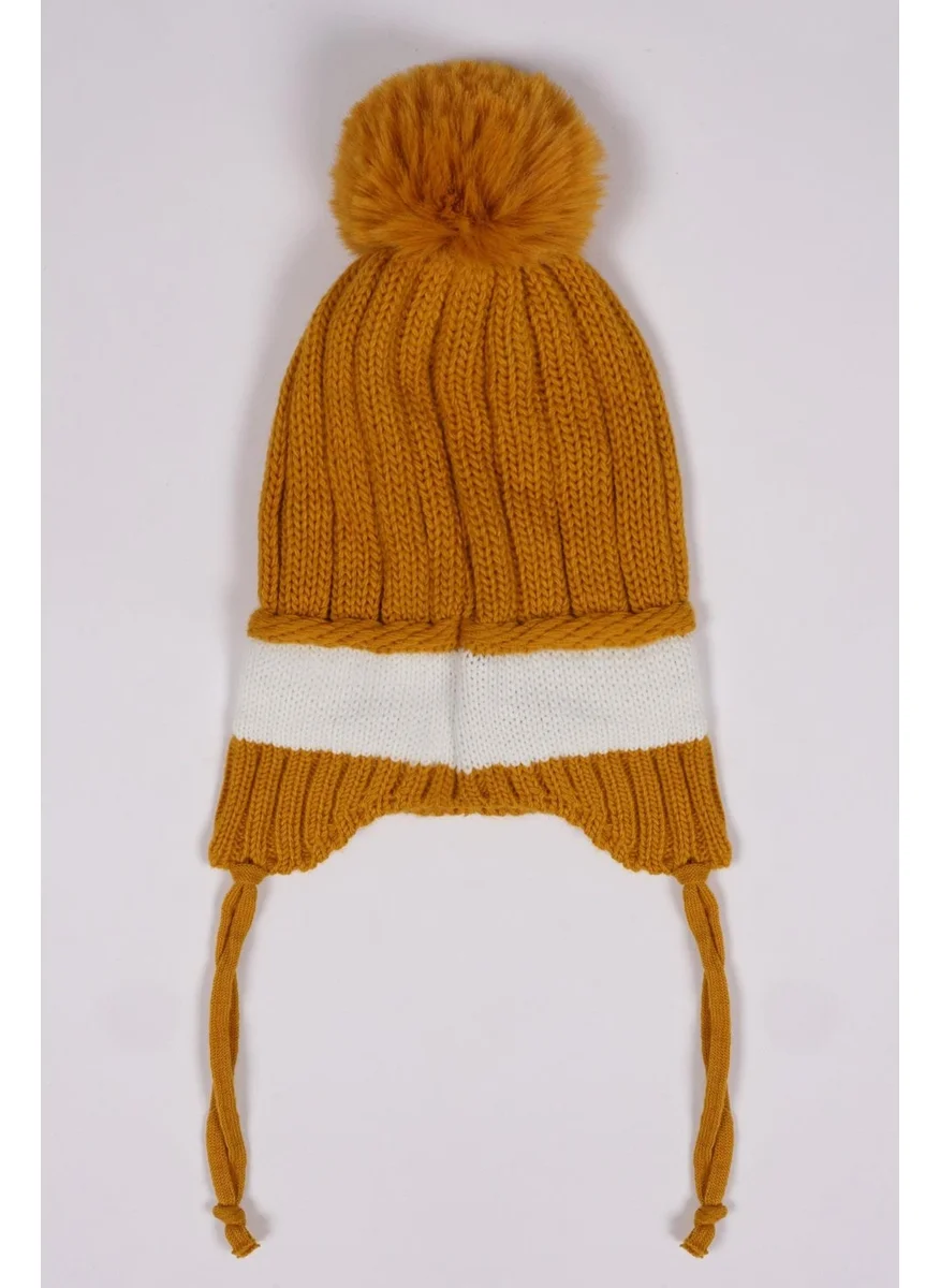 Zepkids Bear Mustard Colored Beret
