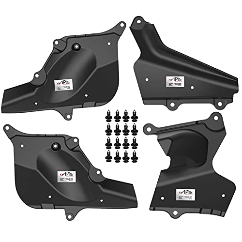 A-Premium حراس الطين A-Premium متوافقة مع تويوتا لاند كروزر J200 2007-2020 ولكزس LX570 2008-2020 مجموعة أمامية وخلفية 4 قطع - Image 1