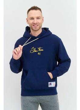 Champion Men Sportswear Fit Long Sleeves Outdoor Hoodies, Navy Blue  - Image 1