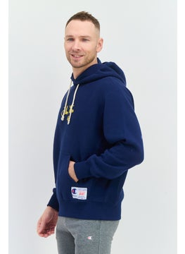 Champion Men Sportswear Fit Long Sleeves Outdoor Hoodies, Navy Blue  - Image 2