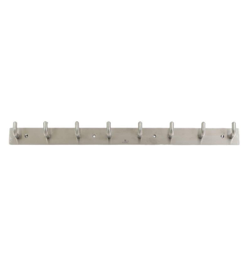 CRUST ULTRA PREMIUM 8 PIN ROBE HOOKS Towel Hooks Brushed Nickel Towel Hook Coat Hooks Wall Mounted SS304 Stainless Steel Wall Hook Robe Hook Towel Hanger for Bathroom Kitchen Hotel Garage Room Heavy Duty - ( Pack of 4) - Image 4