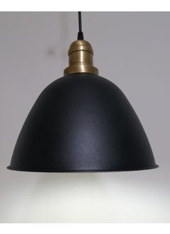 Riolight Retro Black Inside White Single Metal Pendant Diameter: 28CM  - Image 2