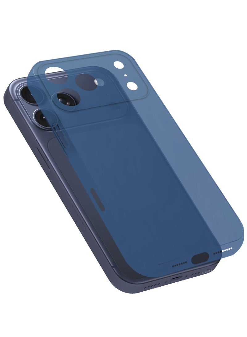 Ultra Thin Case for iPhone 17 Pro - 0.3mm Matte Case Cover Air Skin Series Feather-Light Frosted Protective Back Cover - Deep Blue - Image 1