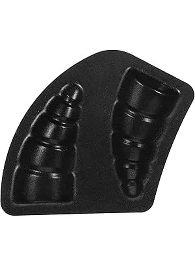Nonstick Aluminum Alloy 3D Cartoon Croissant Cake Baking Mold for Air Fryer - Image 1