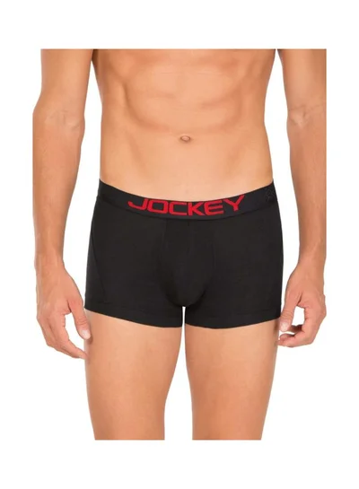 JOCKEY Jockey Men Cotton Trunks Black L