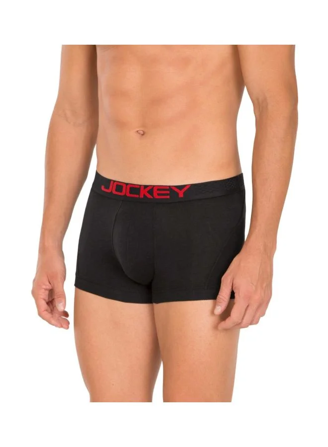 JOCKEY Jockey Men Cotton Trunks Black L