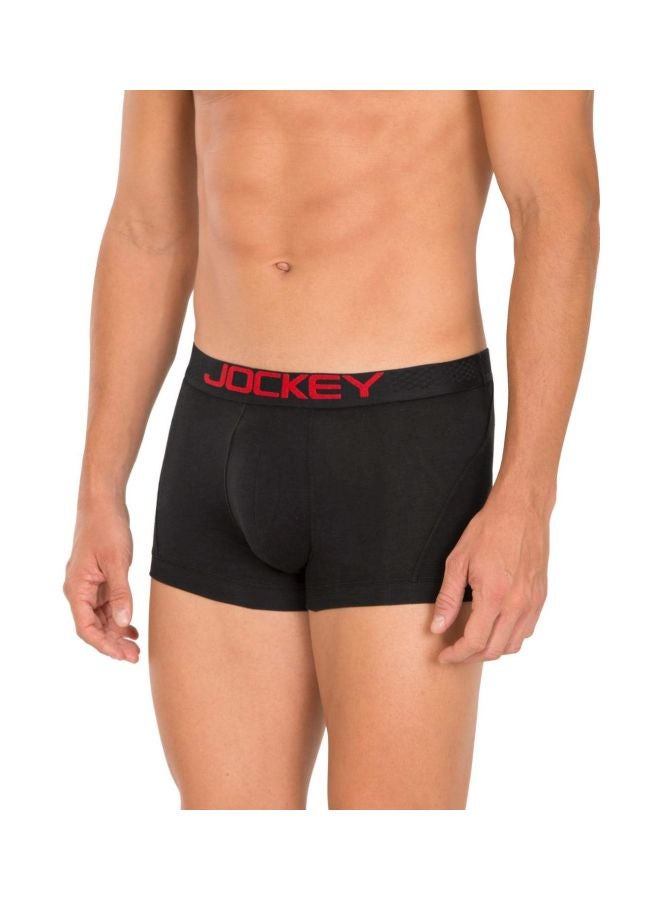 JOCKEY Men Cotton Trunks Black L - Image 3