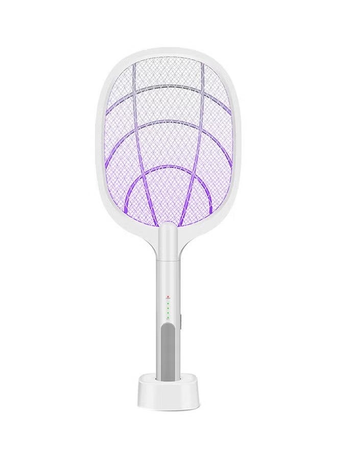 Generic Cordless Electric Fly Mosquito Trap Swatter White 54cm  - Image 1