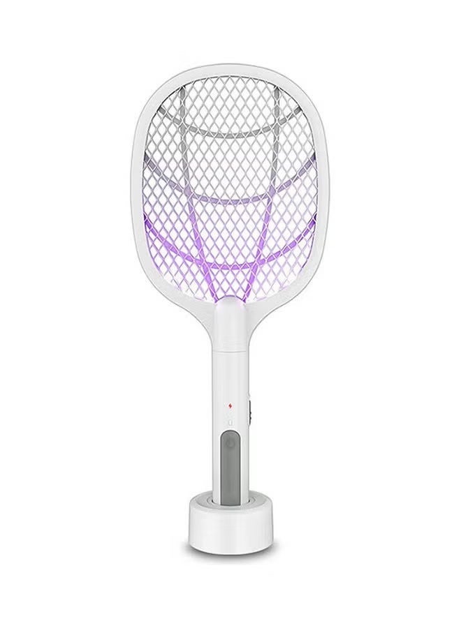 Cordless Electric Fly Mosquito Trap Swatter White - Image 1
