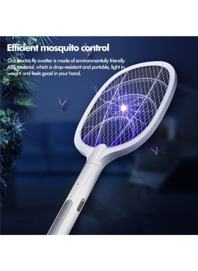 Cordless Electric Fly Mosquito Trap Swatter White - Image 5