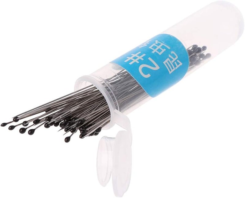 Forgun 100 Pieces Stainless Steel Insect Specimen Pins With Plastic Box For Entomology Lab - Image 1