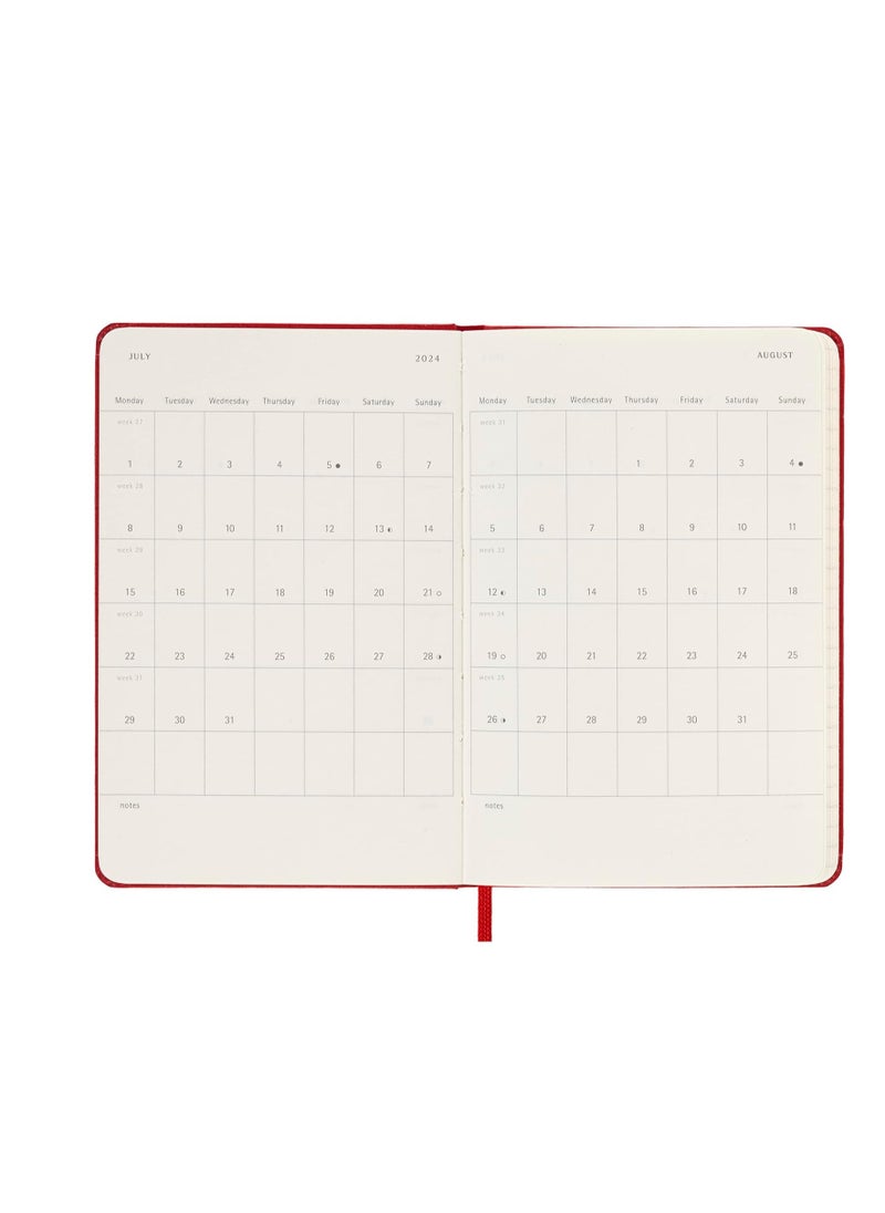 Moleskine 2024 Daily Planner, 12M, Pocket, Scarlet Red, Hard Cover (9x14cm) - pzsku/Z3B1FC7829DDF1911E0F2Z/45/_/1698413262/3ea56e4c-4644-49be-b762-589798a29a9c