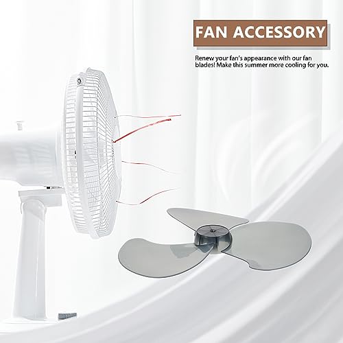 Sewroro مروحة طاولة سوورورو مروحة طاولة شفرة بلاستيكية 3 أوراق بديل مع غطاء صمولة 400 مم لمروحة منزلية مروحة طاولة ملحقات عامة شفرات مروحة شفرات مروحة بديل - Image 3