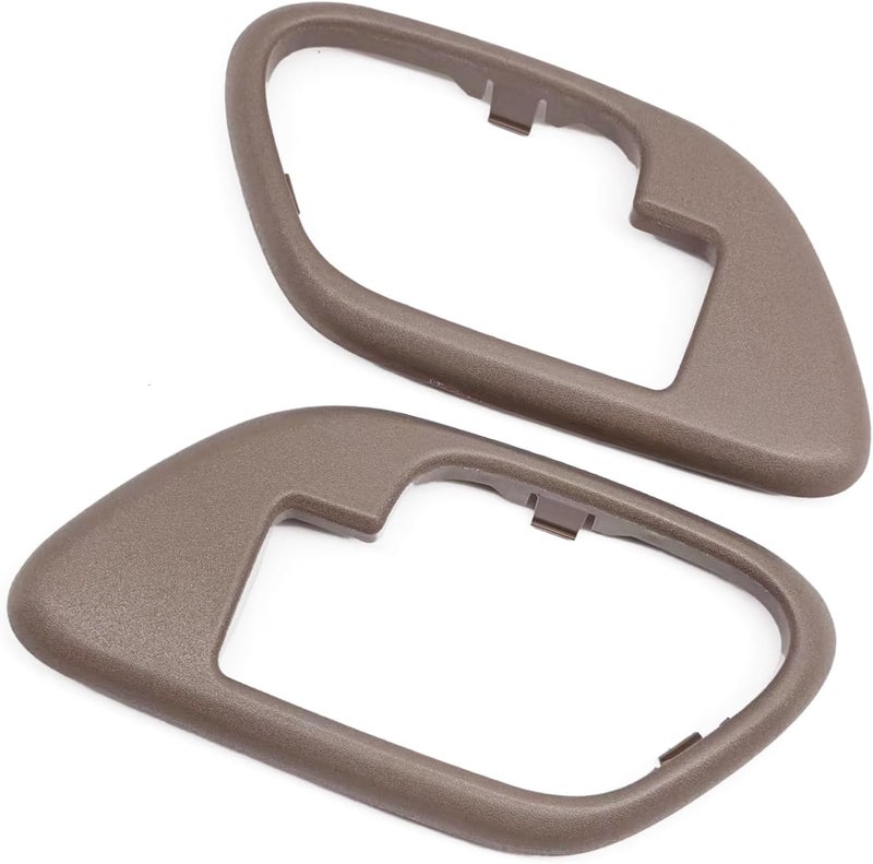 RBOKO Interior Door Handle Trim Bezel Set for 1995-2000 Chevy GMC Models, Beige - Image 1