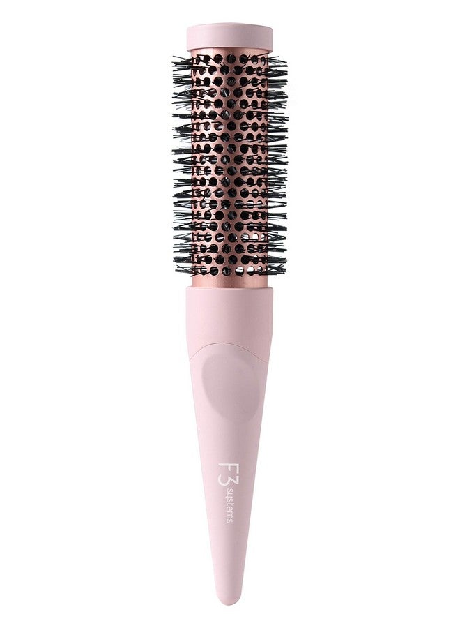 F3 systems Magic Curling Dry Roll Hair Brush Cut Drying Time Professional Round Brush Great Blowout Medium Barrel Quick Styling Blowout Volume Ionic Thermal Barrel Volumizer Wave Stylerpink - Image 1