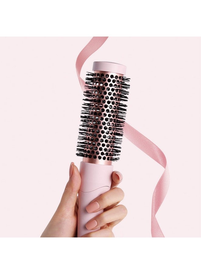 F3 systems Magic Curling Dry Roll Hair Brush Cut Drying Time Professional Round Brush Great Blowout Medium Barrel Quick Styling Blowout Volume Ionic Thermal Barrel Volumizer Wave Stylerpink - Image 4