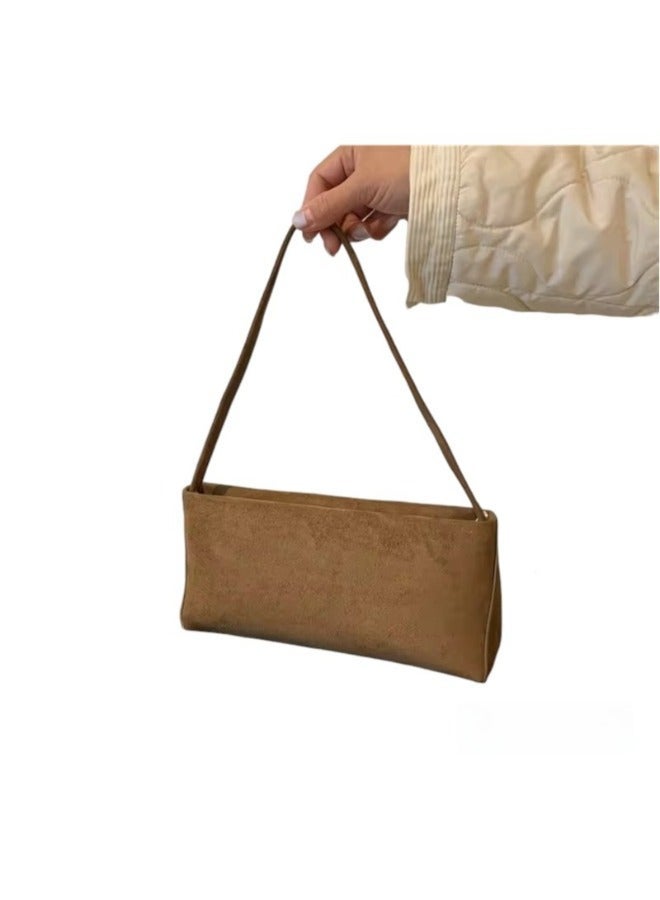 Rup Art Shoulder Bags Suede Fashion Handbags Light Lady Temperament Small Bags Lady Design Purses For Woman Rup Art - Image 1