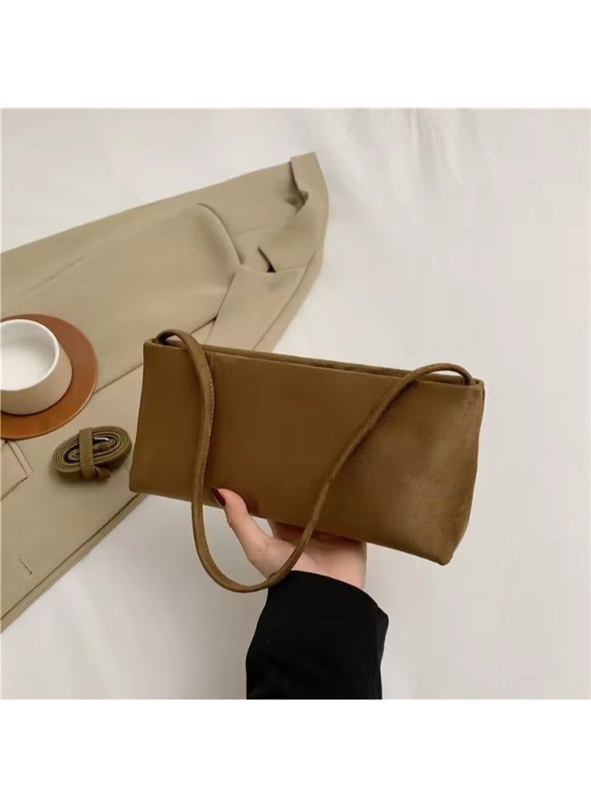 Rup Art Shoulder Bags Suede Fashion Handbags Light Lady Temperament Small Bags Lady Design Purses For Woman Rup Art - Image 2