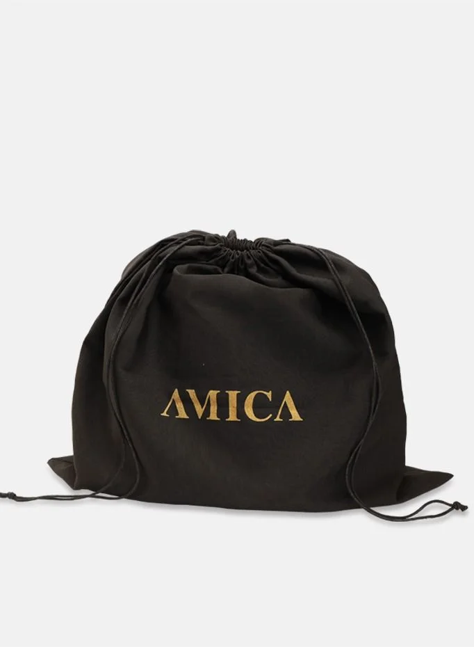AMICA  Emilia Ladies Satchel Leather Handbag- Plum Red  | Best Price UAE
