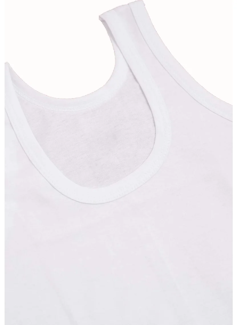 Hepsine Rakip Rival to All 12LI Boy's Classic Strappy Cotton Combed Undershirt Undershirt
