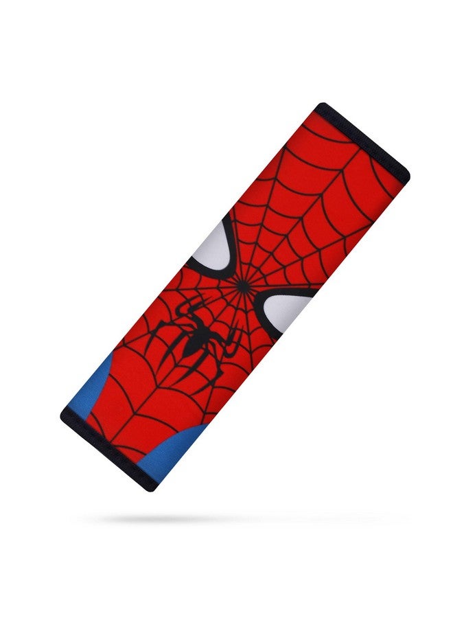 YR Seat Belt Cover for Kids, Soft Comfort Seat Belt Cushion for Children, Cute Cartoon Pattern Car Seat Belt Pads Cover for Girls and Boys, 1 Pack (Cartoon Spider) - Image 1