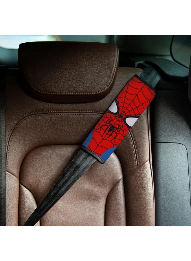 YR Seat Belt Cover for Kids, Soft Comfort Seat Belt Cushion for Children, Cute Cartoon Pattern Car Seat Belt Pads Cover for Girls and Boys, 1 Pack (Cartoon Spider) - Image 3