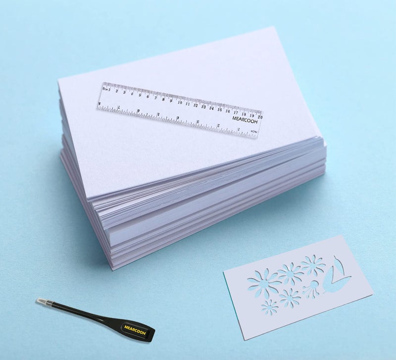 MEARCOOH White Foam Sheets Crafts, 30 Pack, 9 x 12 Inch, 2mm Thick. Premium Eva Foam Papers Set, for Card Making, Crafting,DIY Project,Stamp,Classroom, Scrapbooking - Image 3